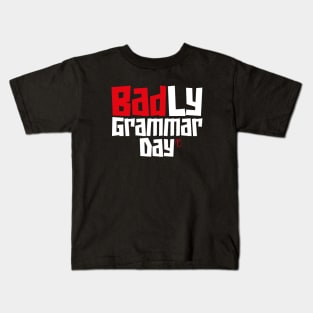 National Grammar Day – March Kids T-Shirt